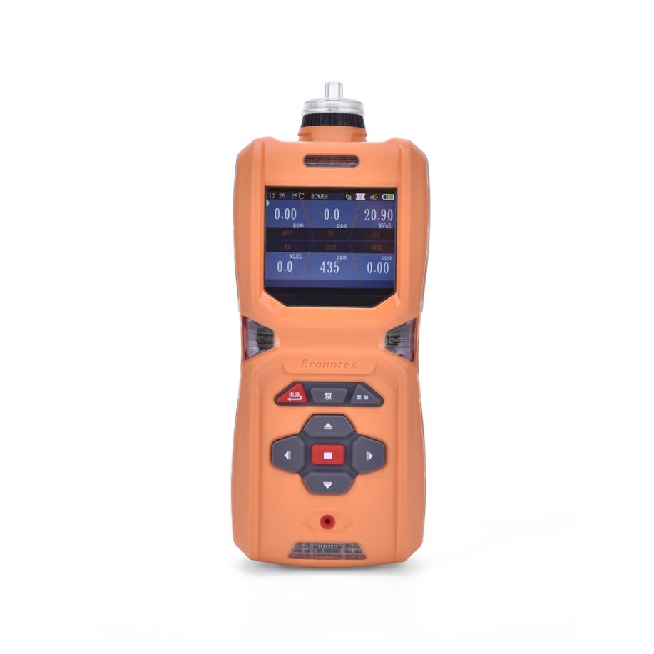 Qual é a distância de medição do detector de gás?