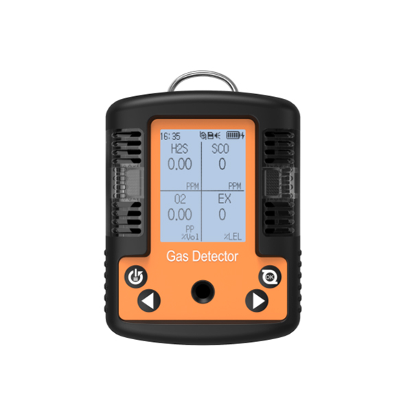 Como o detector de gases de quatro em one pode garantir a segurança durante a manutenção da rede de tubos subterrâneos?