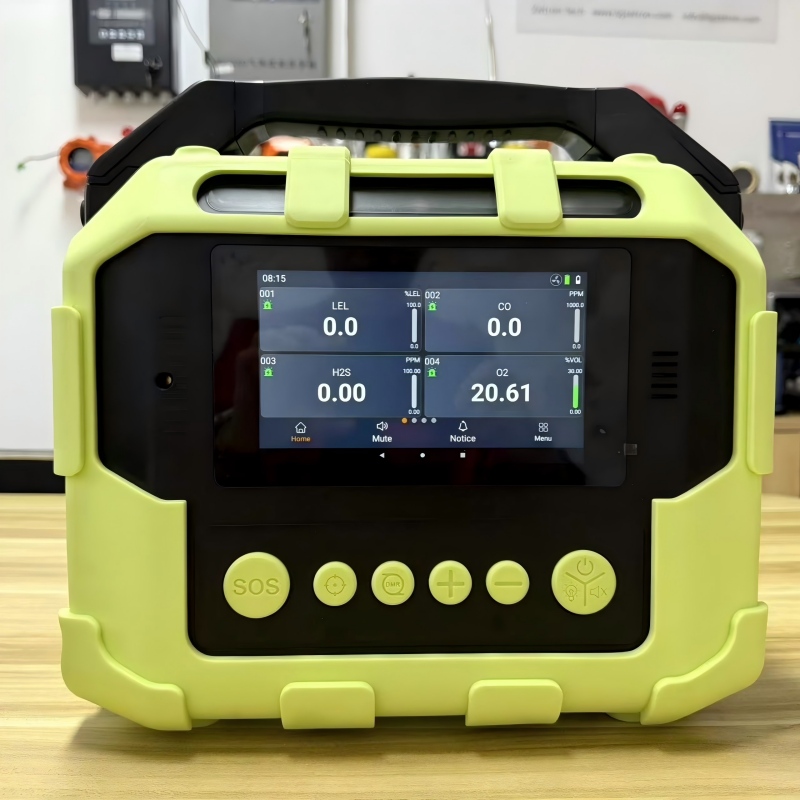 Por que a leitura de um detector portátil de gás combustível continua oscilando?