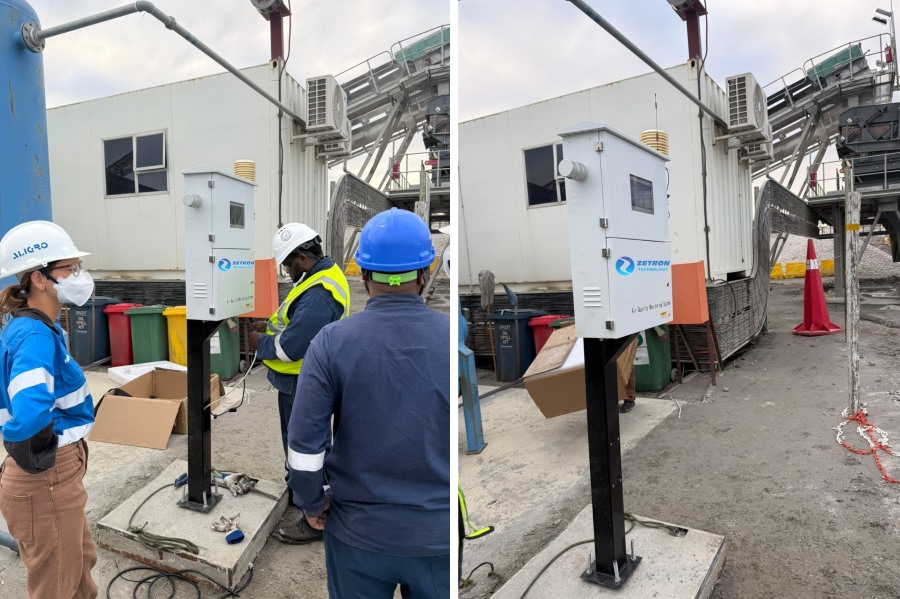 Zetron TH2000A implantado na mina de lítio da África do Sul, estabelecendo um novo padrão para monitoramento inteligente da qualidade do ar em operações de mineração no exterior