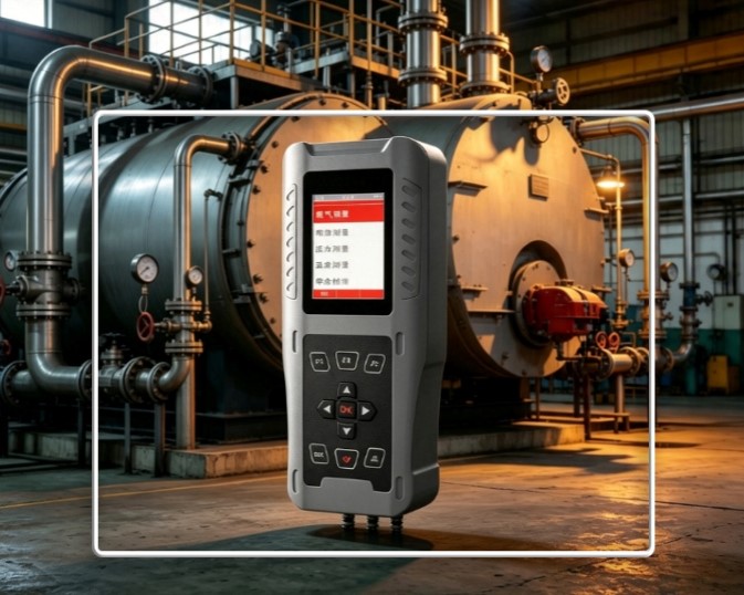 Analisador de gases de combustão portátil inteligente para monitoramento de emissões de caldeiras industriais
