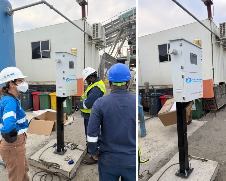 Zetron TH2000A implantado na mina de lítio da África do Sul, estabelecendo um novo padrão para monitoramento inteligente da qualidade do ar em operações de mineração no exterior