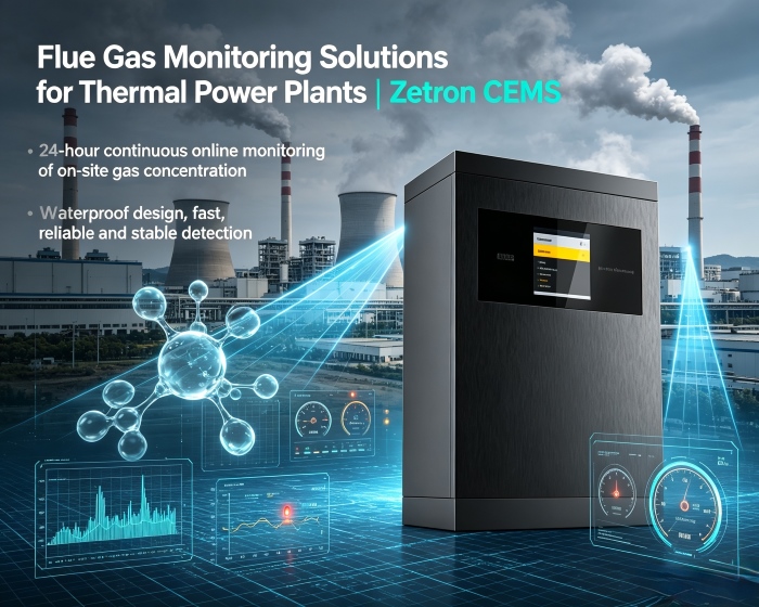 Soluções de monitoramento de gases de combustão para usinas termelétricas | Zetron CEMS desde monitoramento de processos até conformidade de emissões de fim de tubo