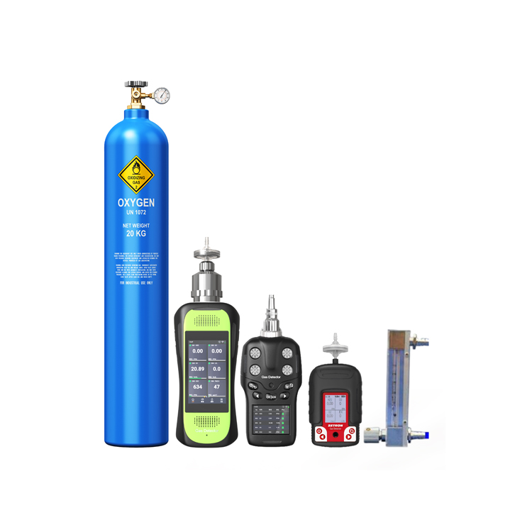 Kit de teste de colisão para detector de gás portátil
