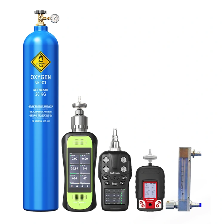 Kit de teste de colisão de detector de gás portátil para verificação de resposta do sensor