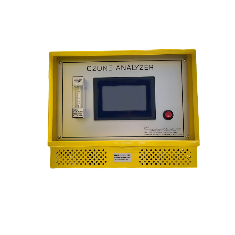 Analisador de ozônio montado na parede